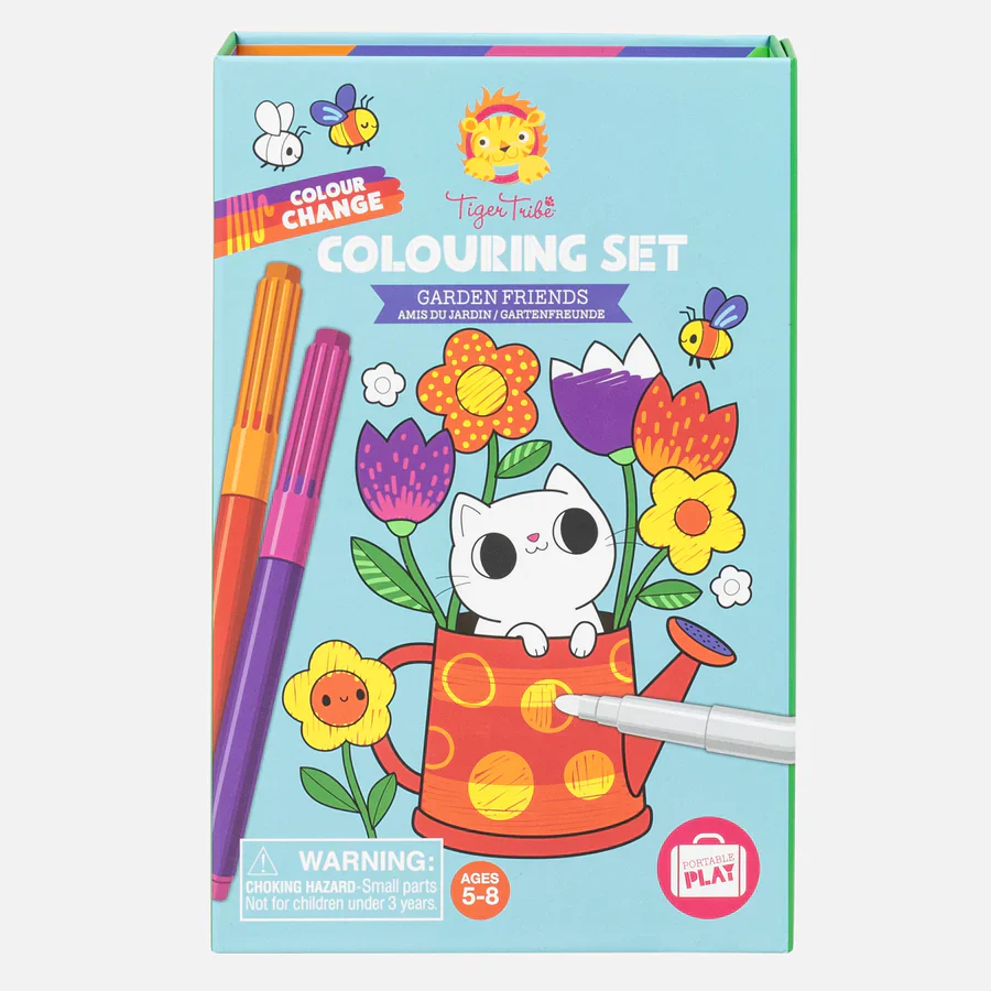 Color Change Coloring Set Garden Friends