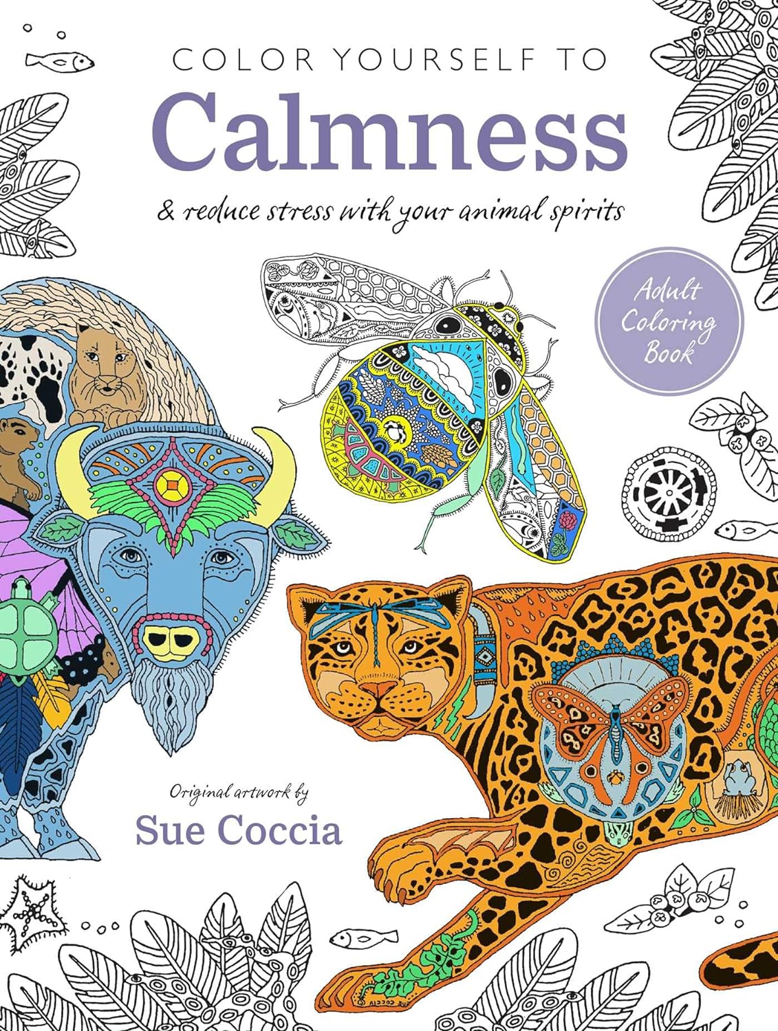 Color Yourself To Calmness Book