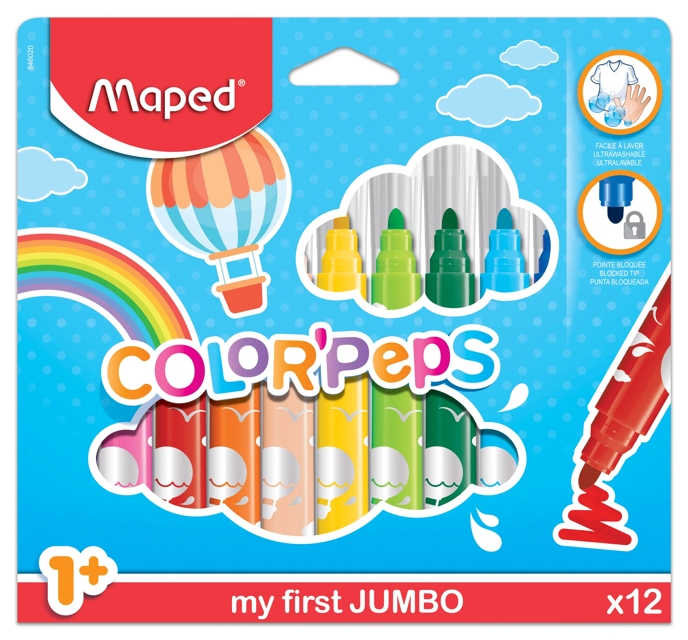 Color'Peps My First Ultrawashable Markers