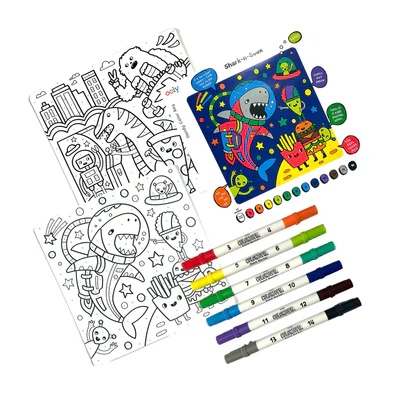 Colortopia Color By Number Marker Kit Epic Adventures - Image 2
