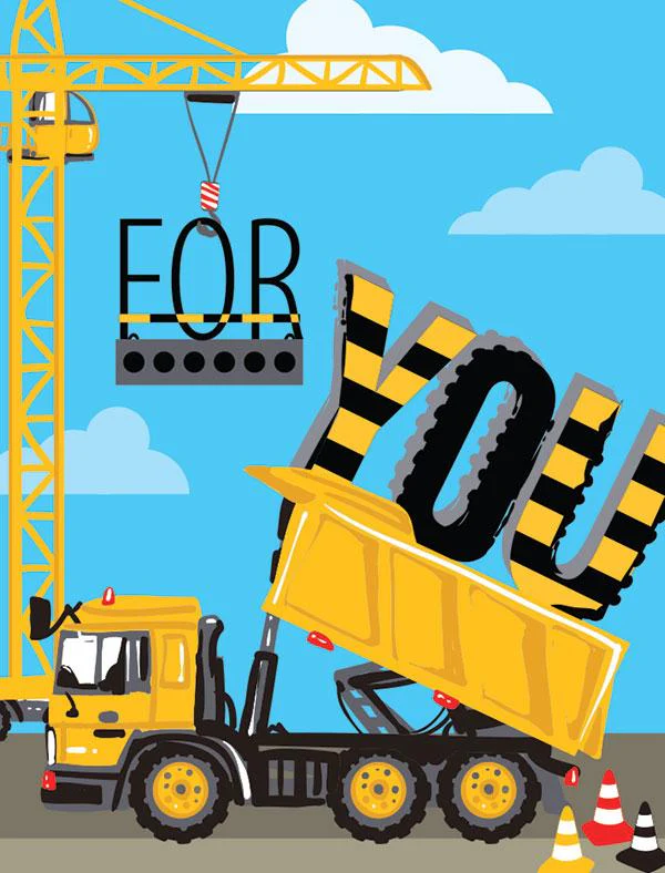 Construction Gift Enclosure Card