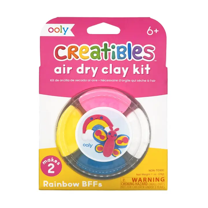 Creatibles Air Dry Clay Kit Rainbow Pals BFFs