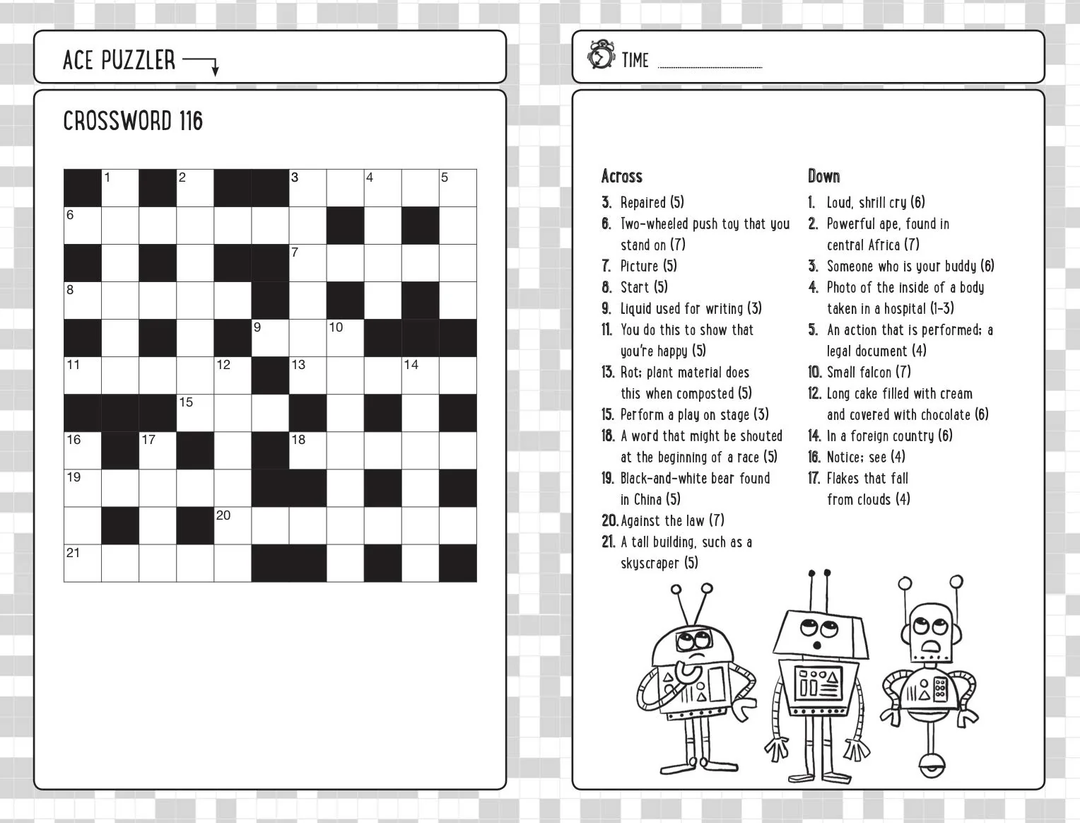 Crossword Challenges For Clever Kids - Image 3
