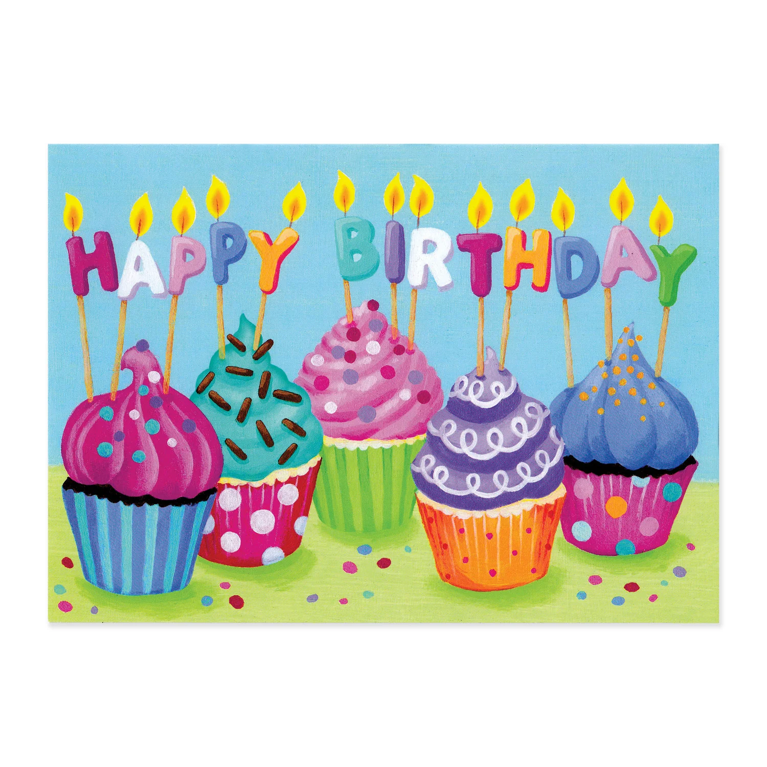 Cupcakes Birthday Card