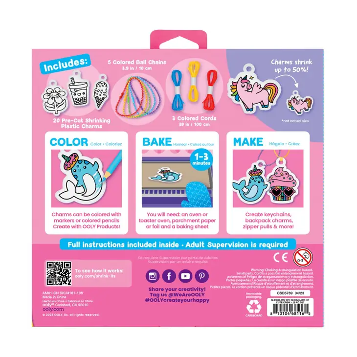Cute Crew Shrink-Its DIY Shrink Art Kit - Image 2