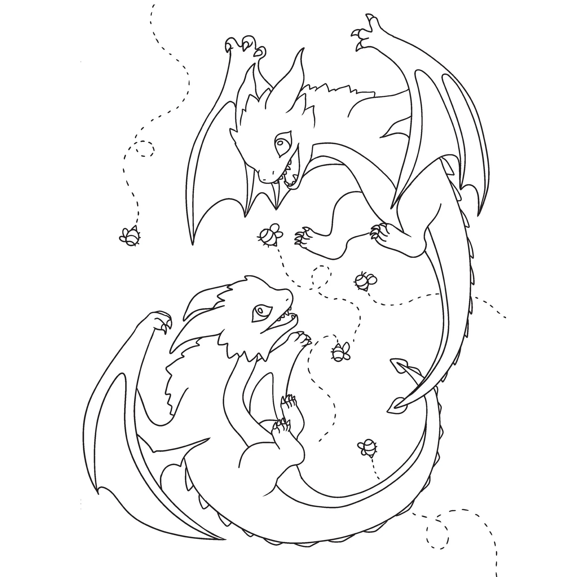 Cute Fantasy Creatures A Magical Coloring Book - Image 2