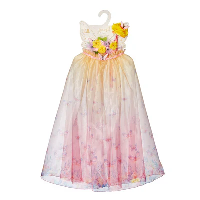 Danae Butterfly Cape, Headband & Wand Set Size 3-4