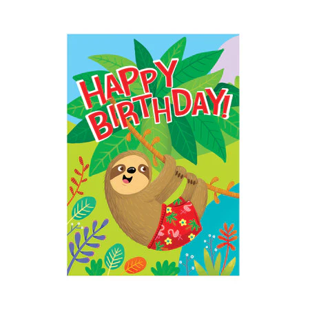 Decorate Your Own Party Animals Card