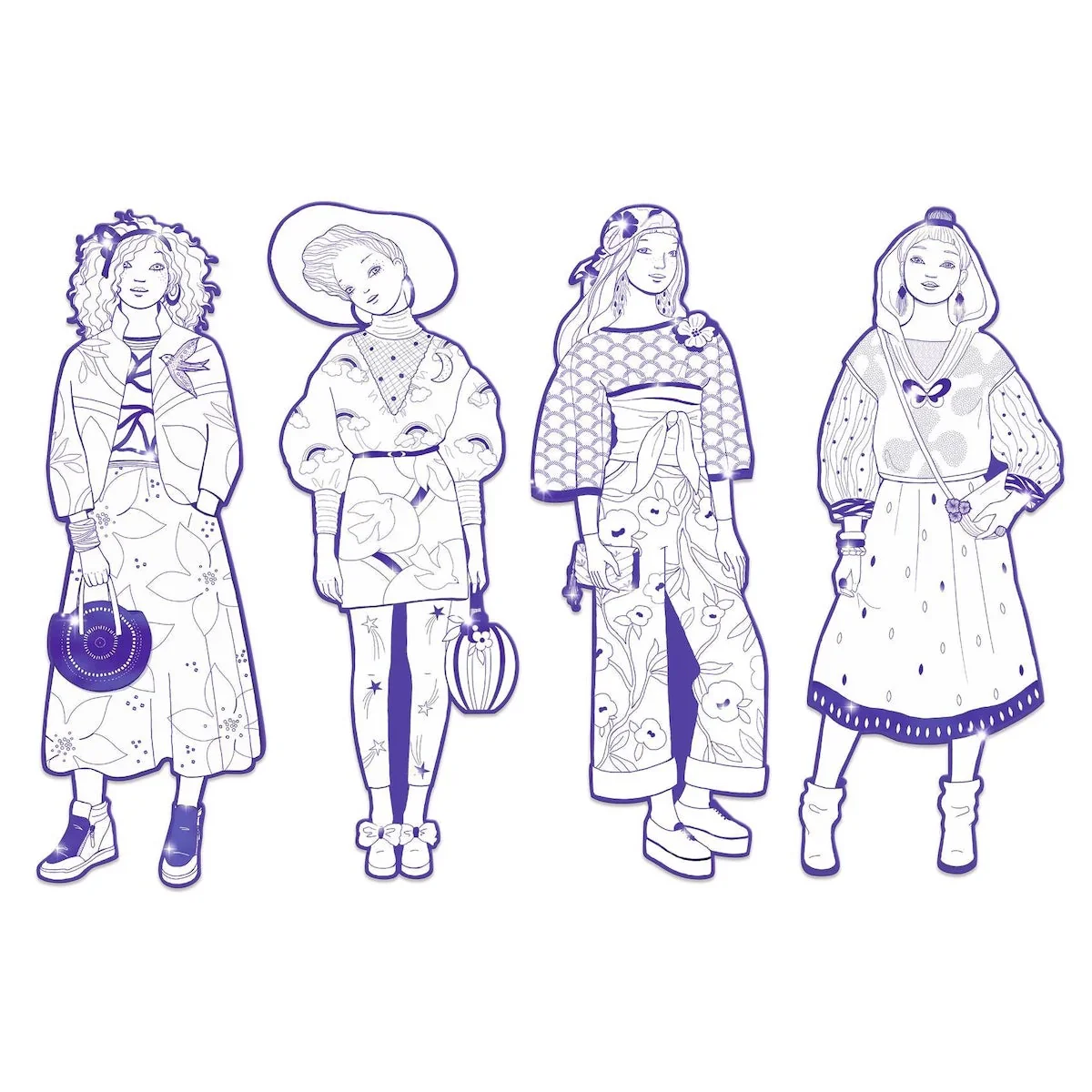 Demoiselle Zaho & Friends Coloring - Image 2
