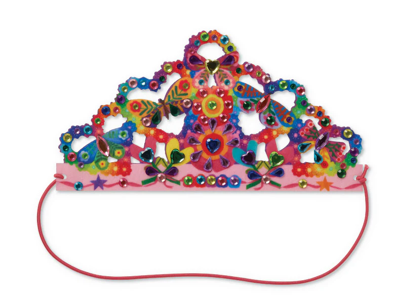 Decorate Your Own Jewel Art Crowns Unicorn Flowers - Image 2