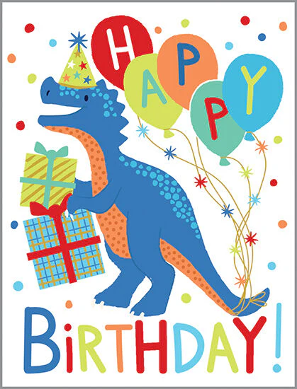 Dino Birthday Card