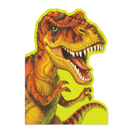 Dinosaur Die-Cut Birthday Card