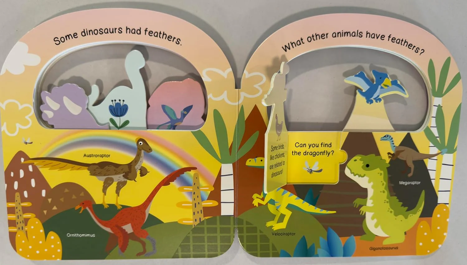 Dinosaurs Look And Find Lift-The-Flap Board Book - Image 2