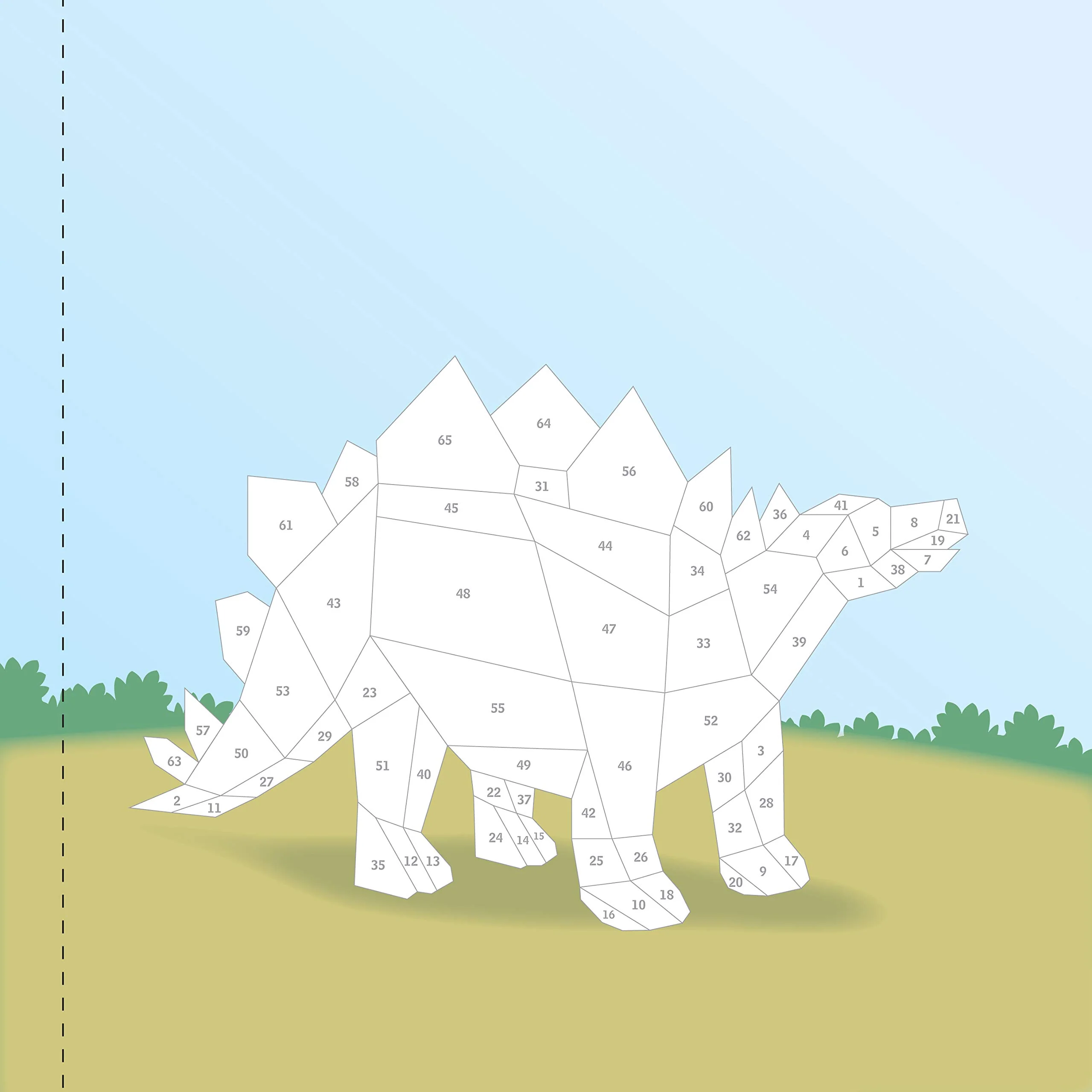 Dinosaurs Paint By Sticker Kids - Image 2