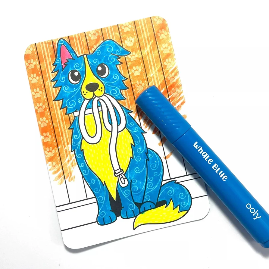 Dog Days Undercover Art Hidden Patterns Coloring Activity - Image 2