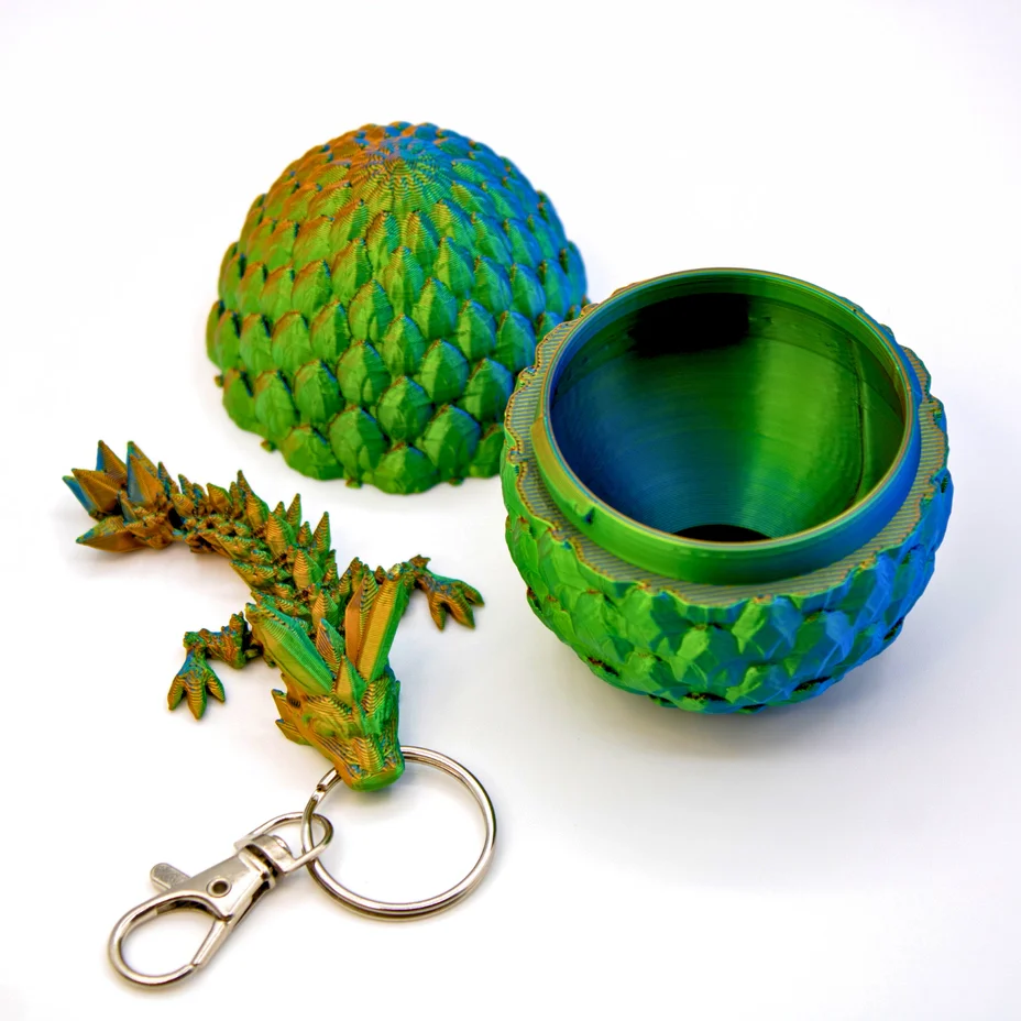 Crystal Dragon Egg Mini Keychain Fidget - Image 4