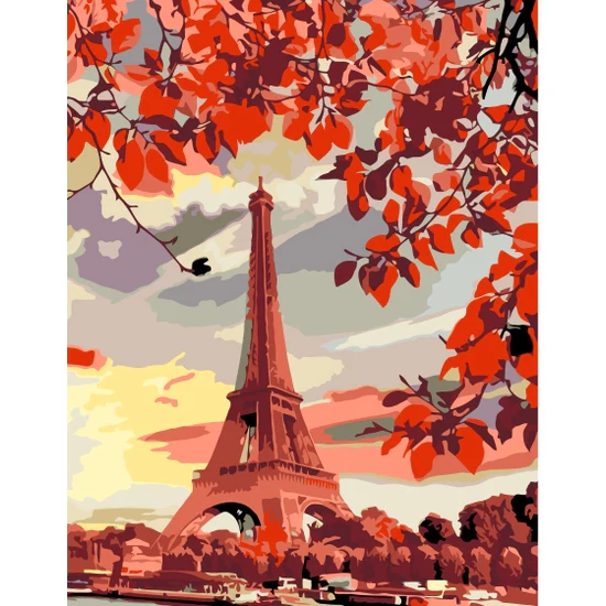 Eiffel Tower Artwille Paint By Numbers