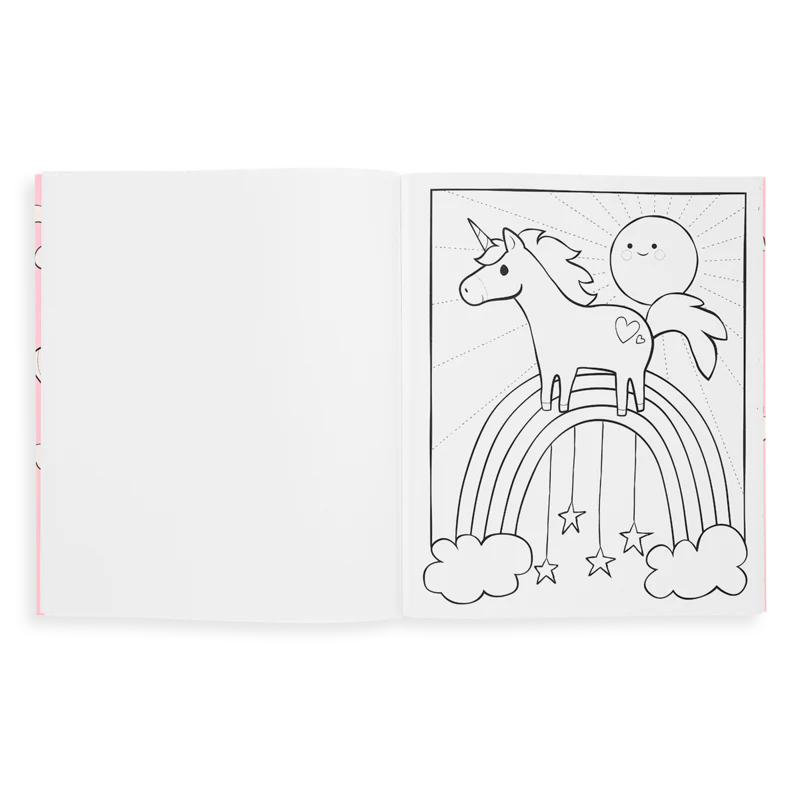 Enchanting Unicorns Color-In' Book - Image 2