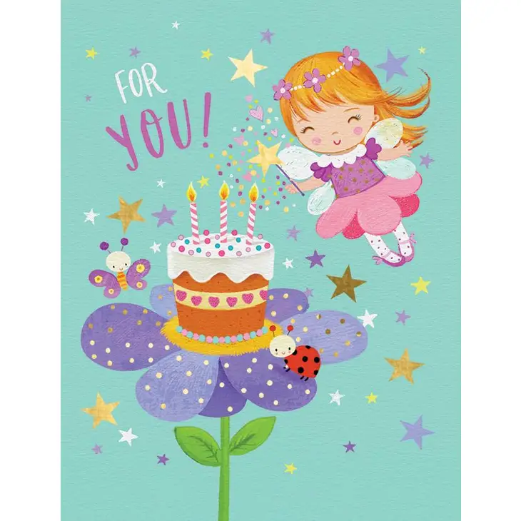 Fairy Foil Enclosure Card