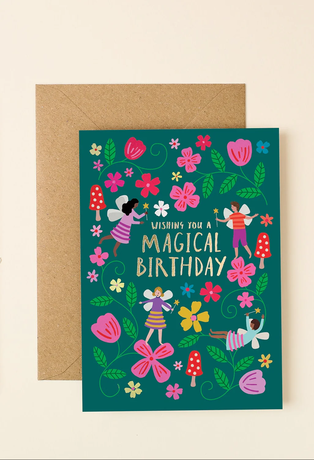 Fairy Garden Birthday Card