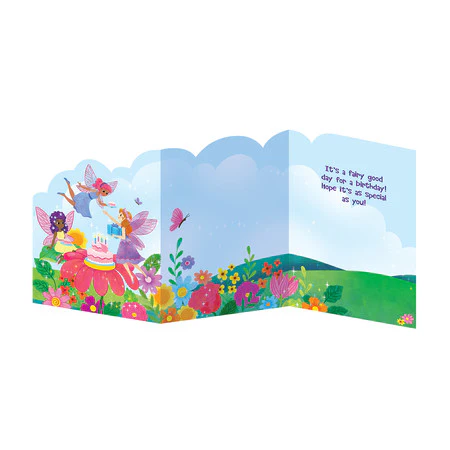 Fairy Garden Tri-Fold Card - Image 2