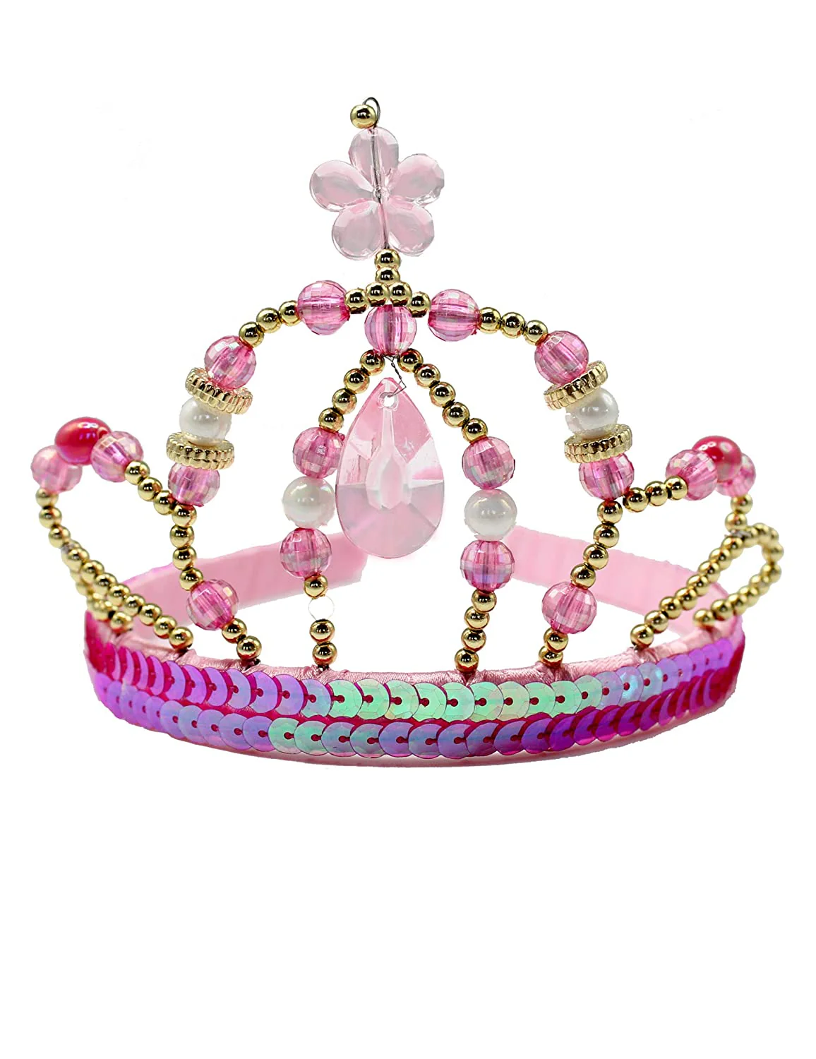 Fairy Princess Tiara Pink & Gold