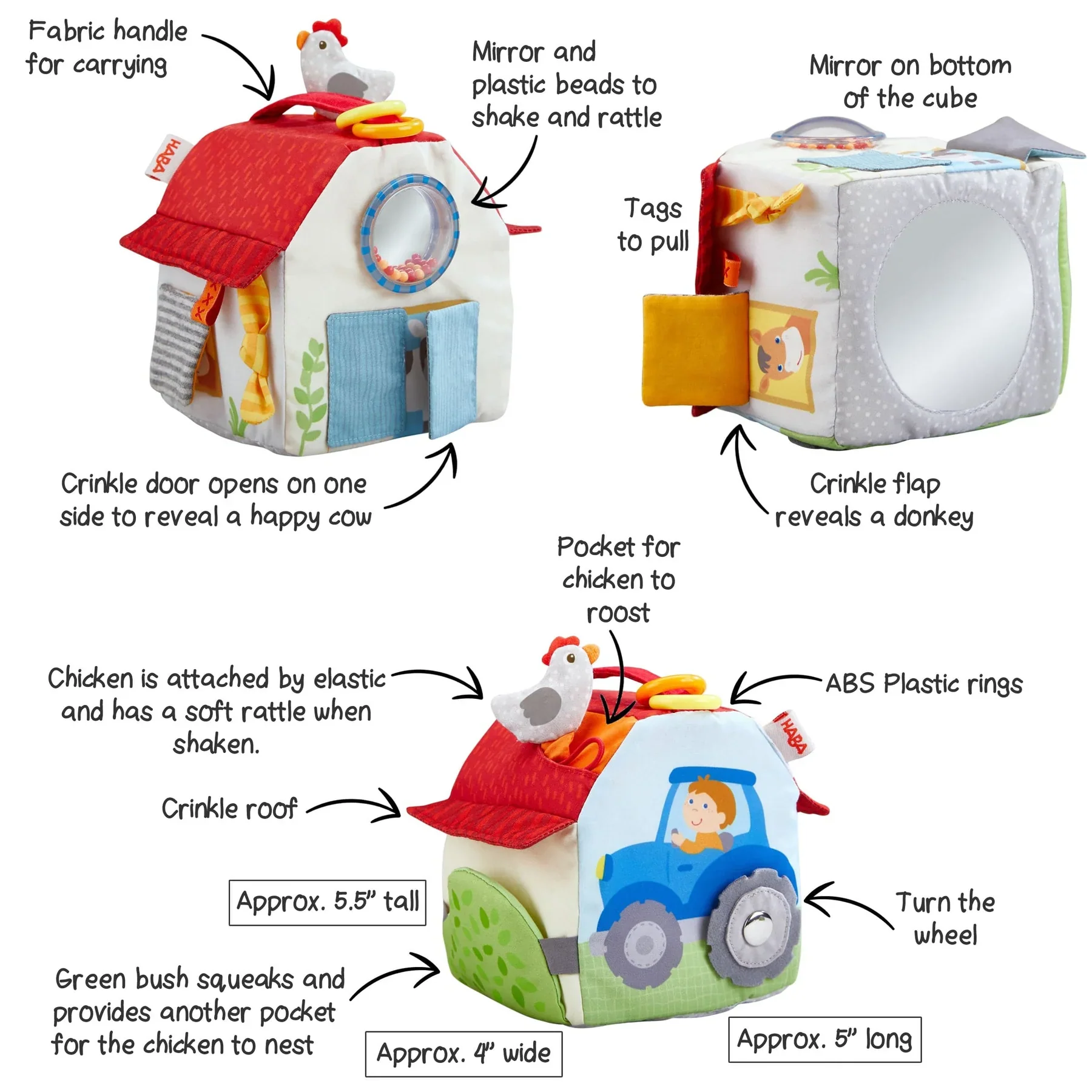 Farmyard Play Cube - Image 2