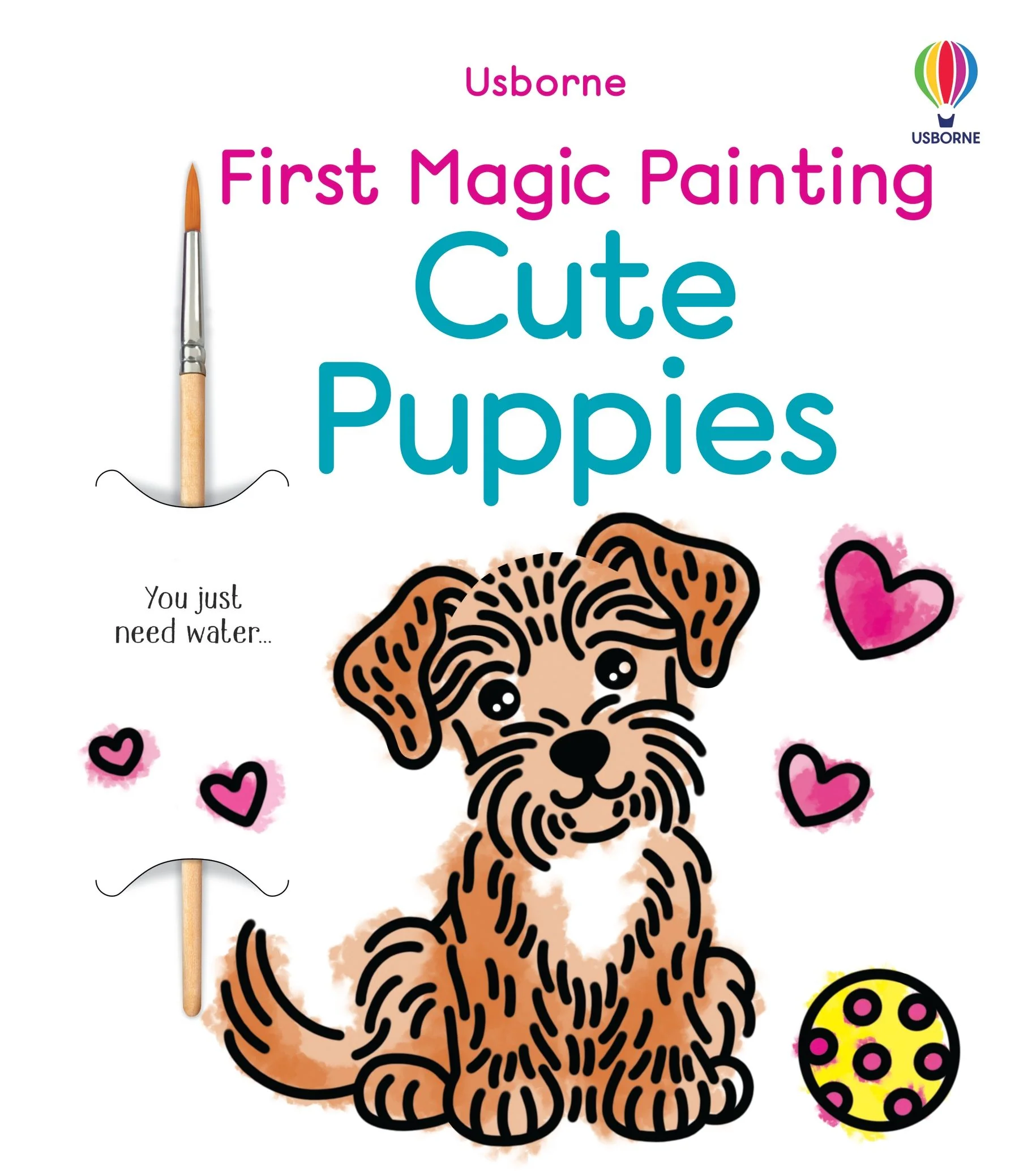First Magic Painting Cute Puppies Book