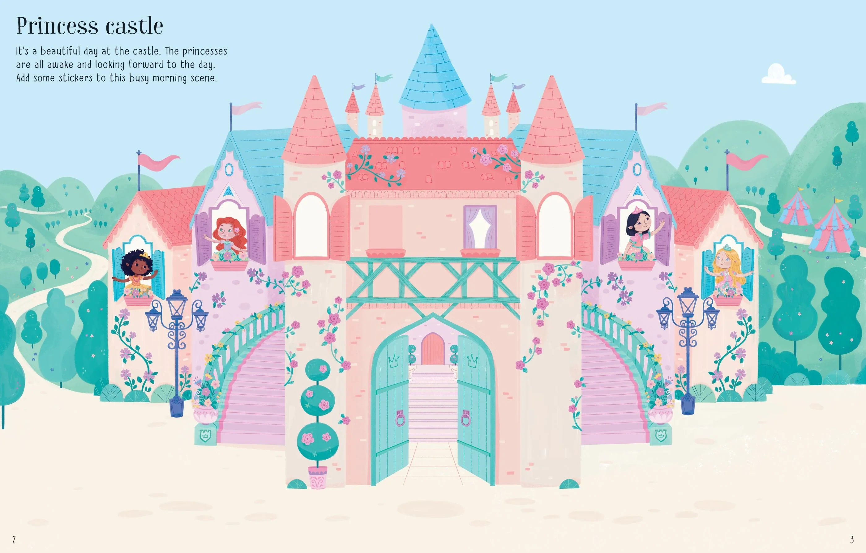 First Sticker Book Princesses - Image 2