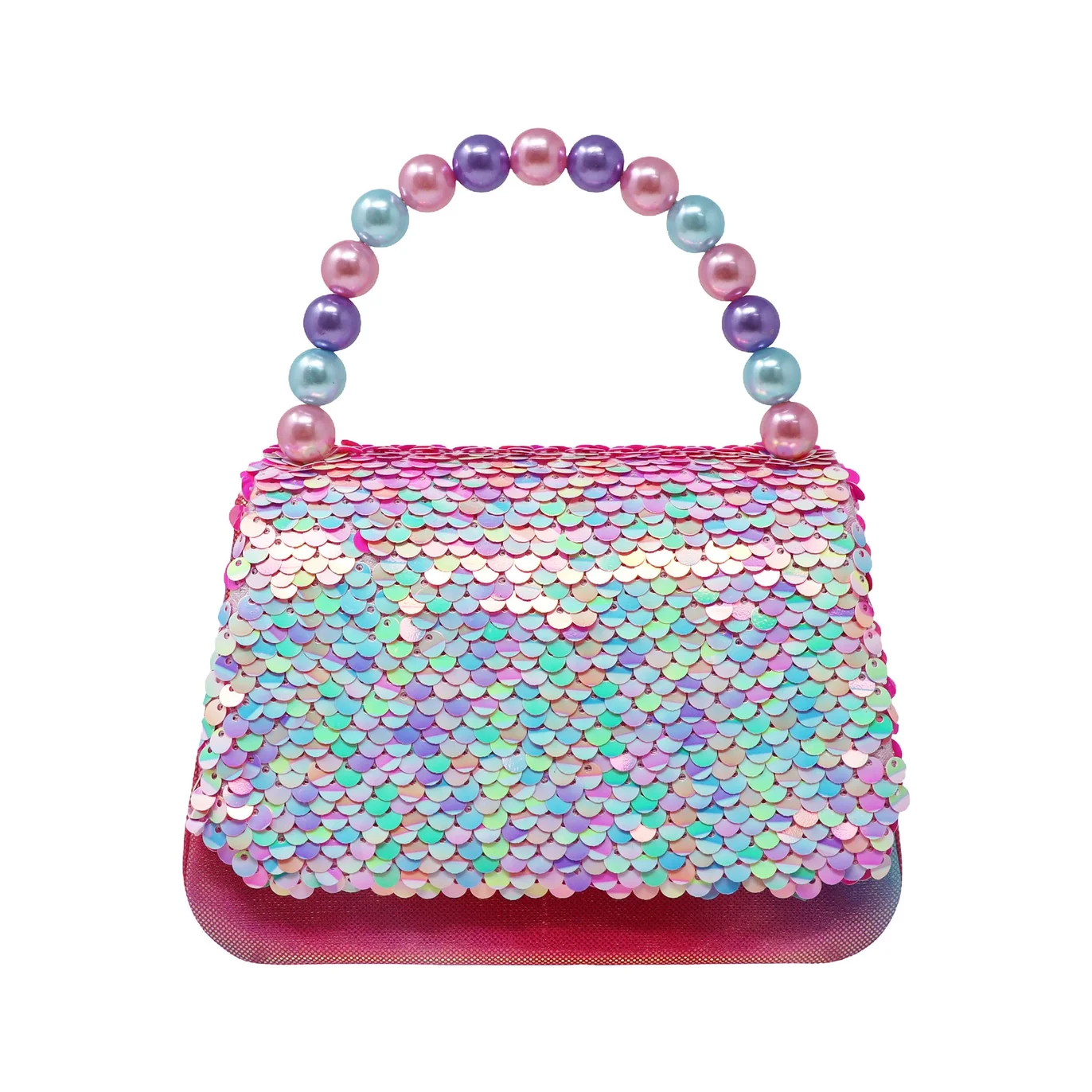 Flip Sequin Mermaid Hard Handbag
