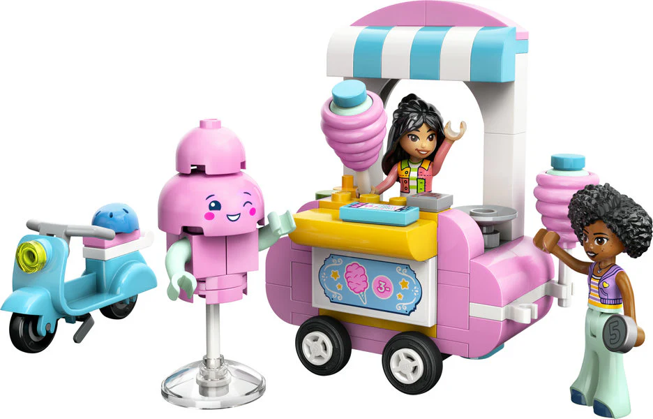Friends Cotton Candy Stand And Scooter - Image 2