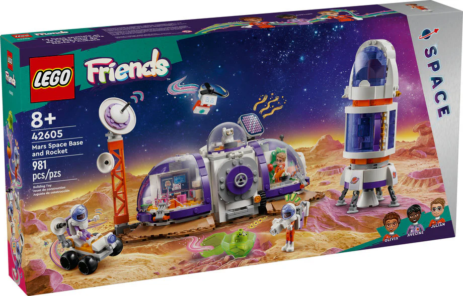 Friends Mars Space Base And Rocket
