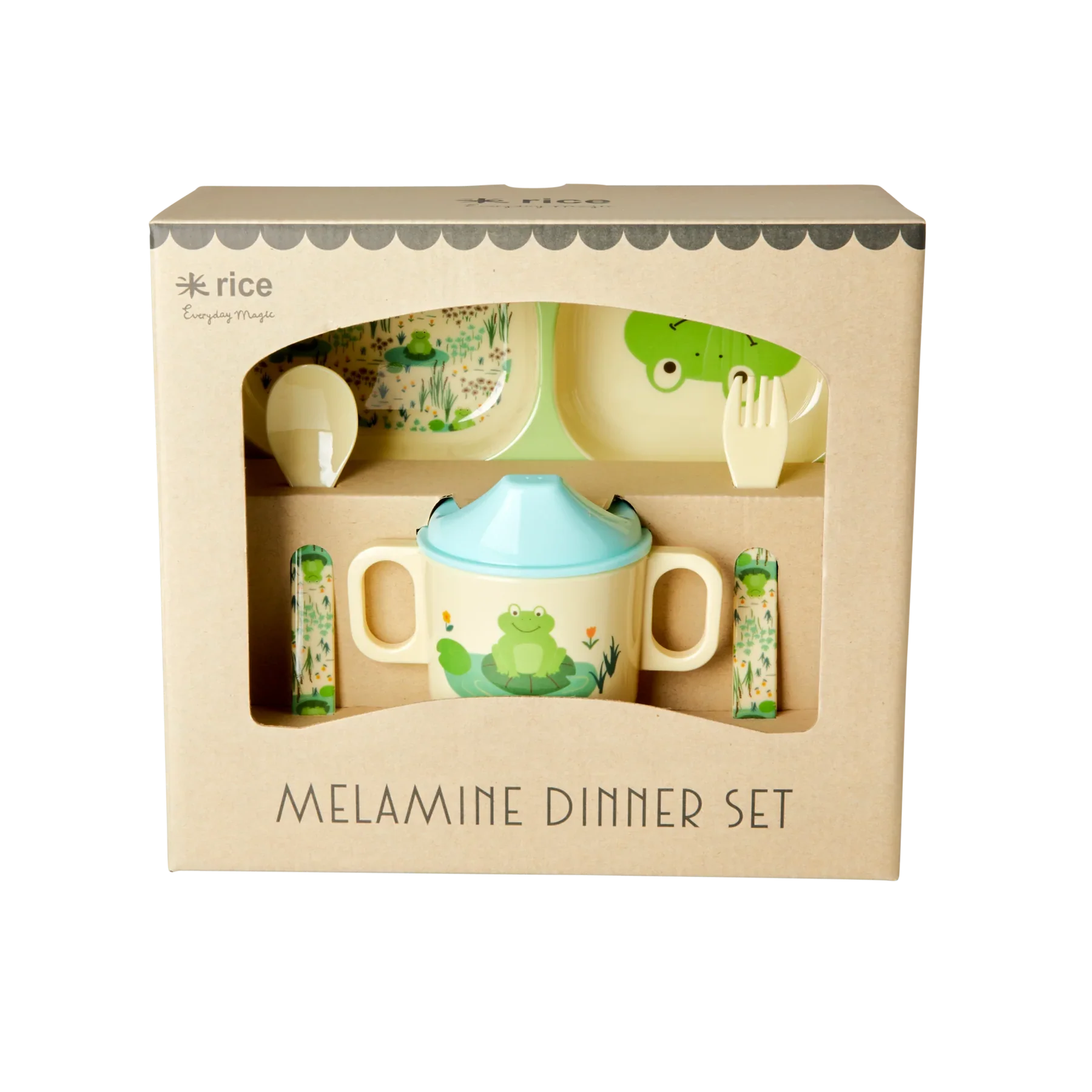 Frog Melamine Dinner Set