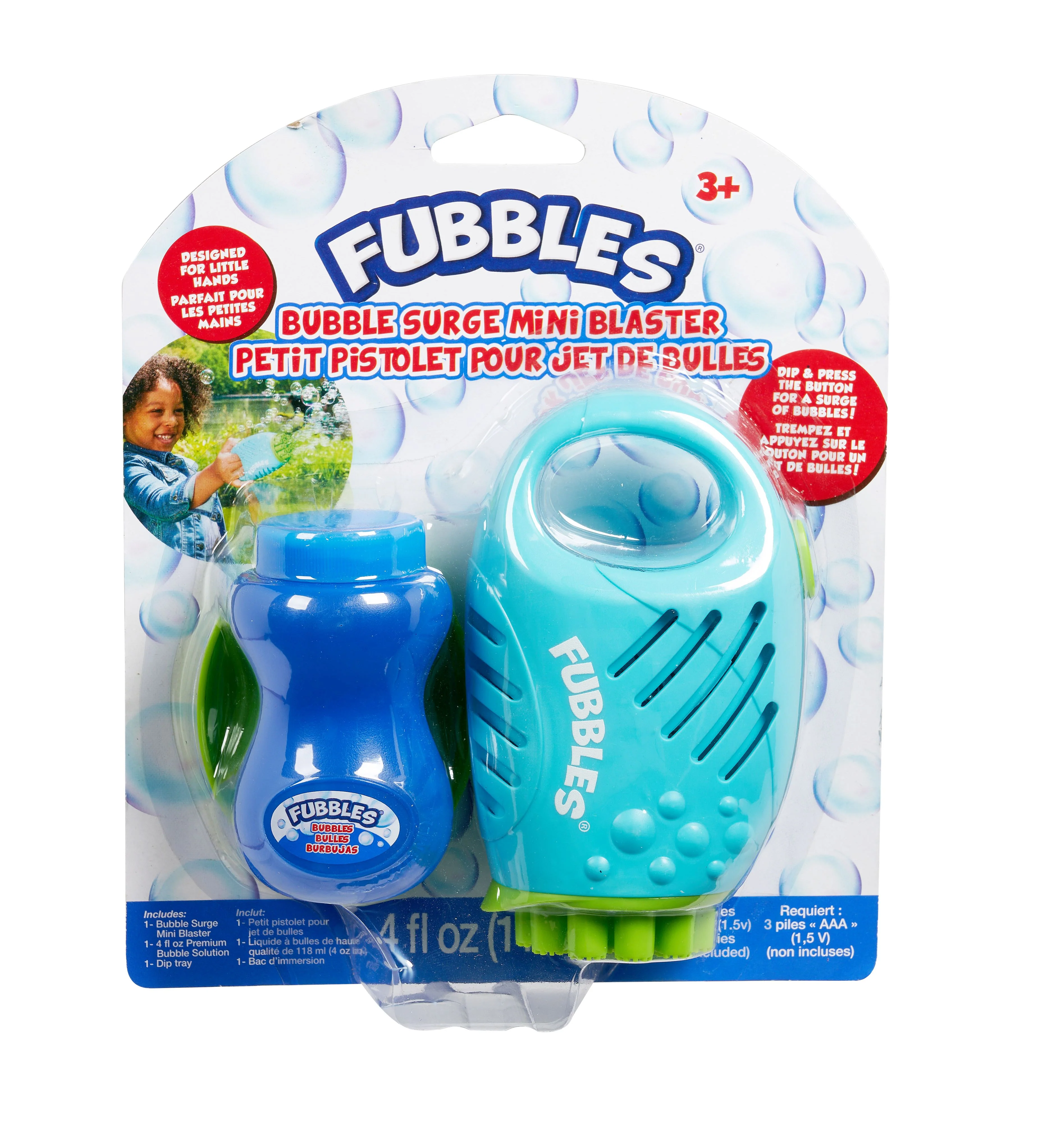 Fubbles Bubble Surge Mini Blaster
