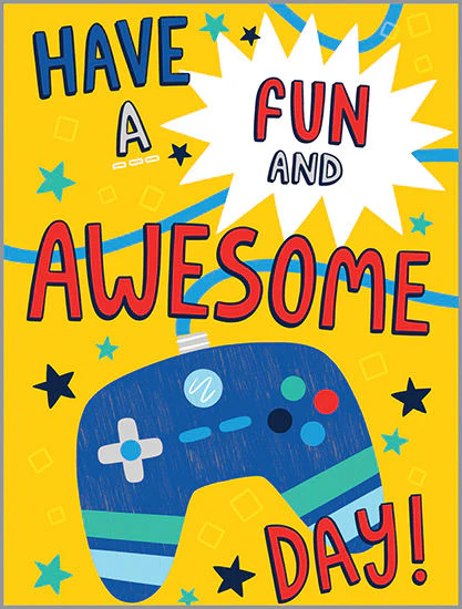 Gaming Birthday Card
