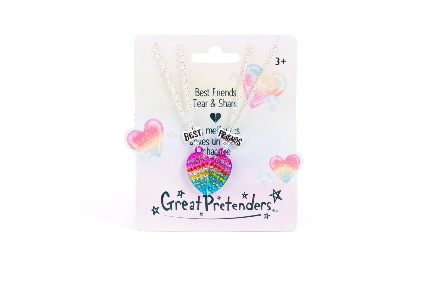 Glamour Gals Tear & Share Necklaces 2 Piece Set