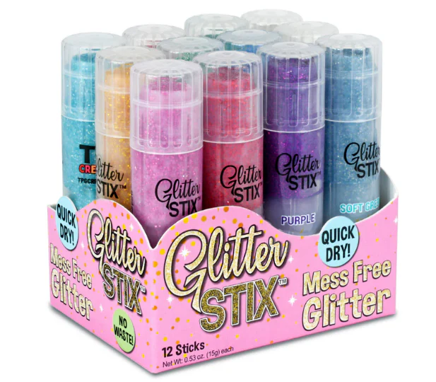 Glitter Stix 12 Colors Set