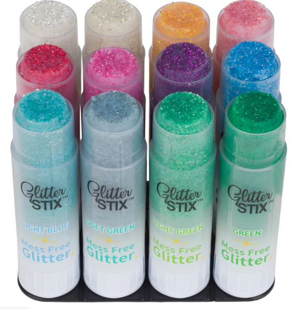Glitter Stix 12 Colors Set - Image 2