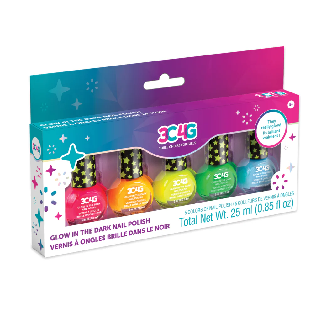 Glow In The Dark Nail Polish Set