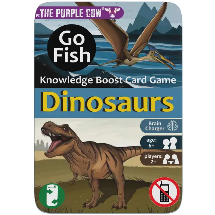 Go Fish Dinosaurs Tin