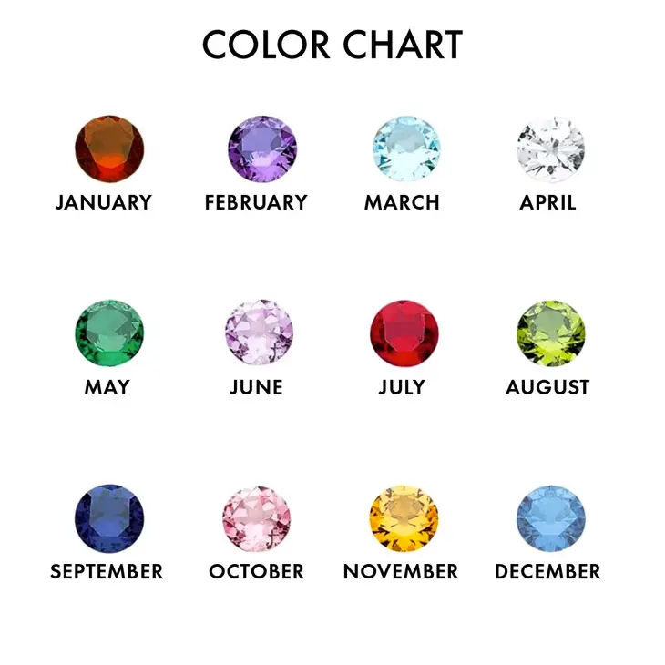 Gold Birthstone Necklace - Image 2