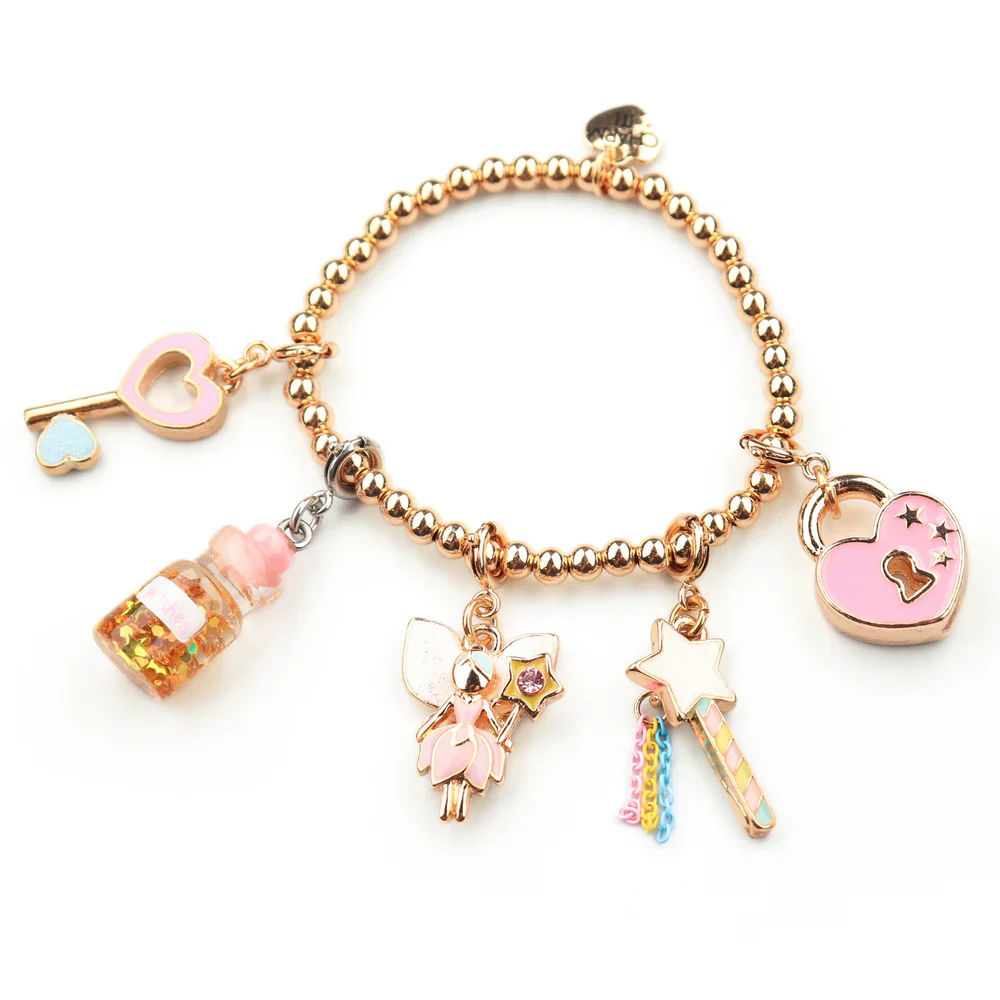 Gold Glitter Fairy Charm - Image 2