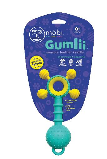 Gumlii Sensory Teether & Rattle
