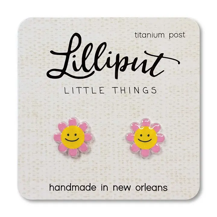 Happy Daisy Earring Pink