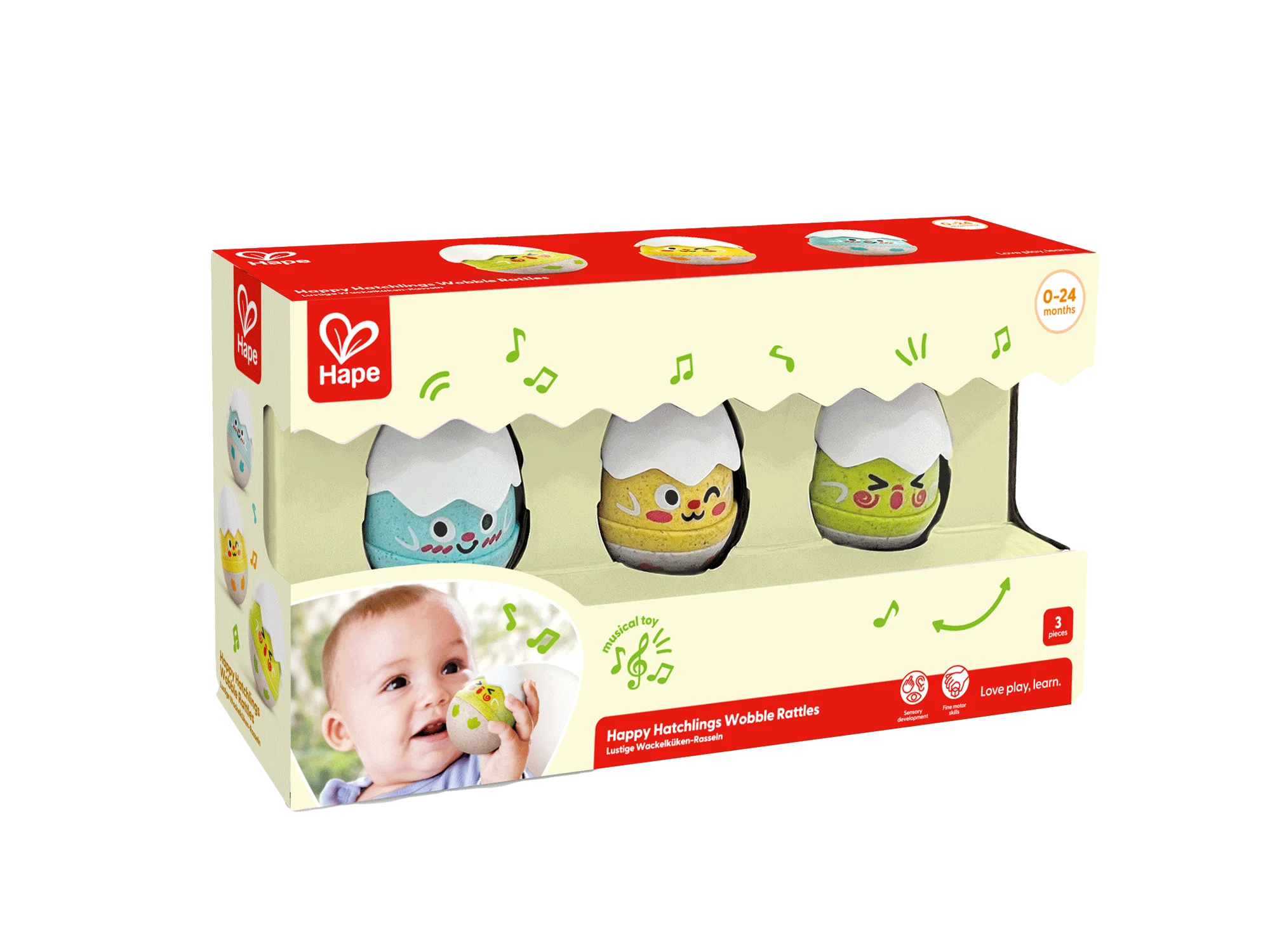 Happy Hatchling Wobble Rattle