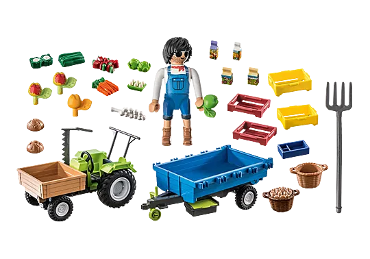 Harvester Tractor With Trailer - Image 2
