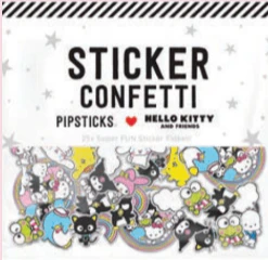 Hello Kitty And Friends Together Forever Sticker Confetti