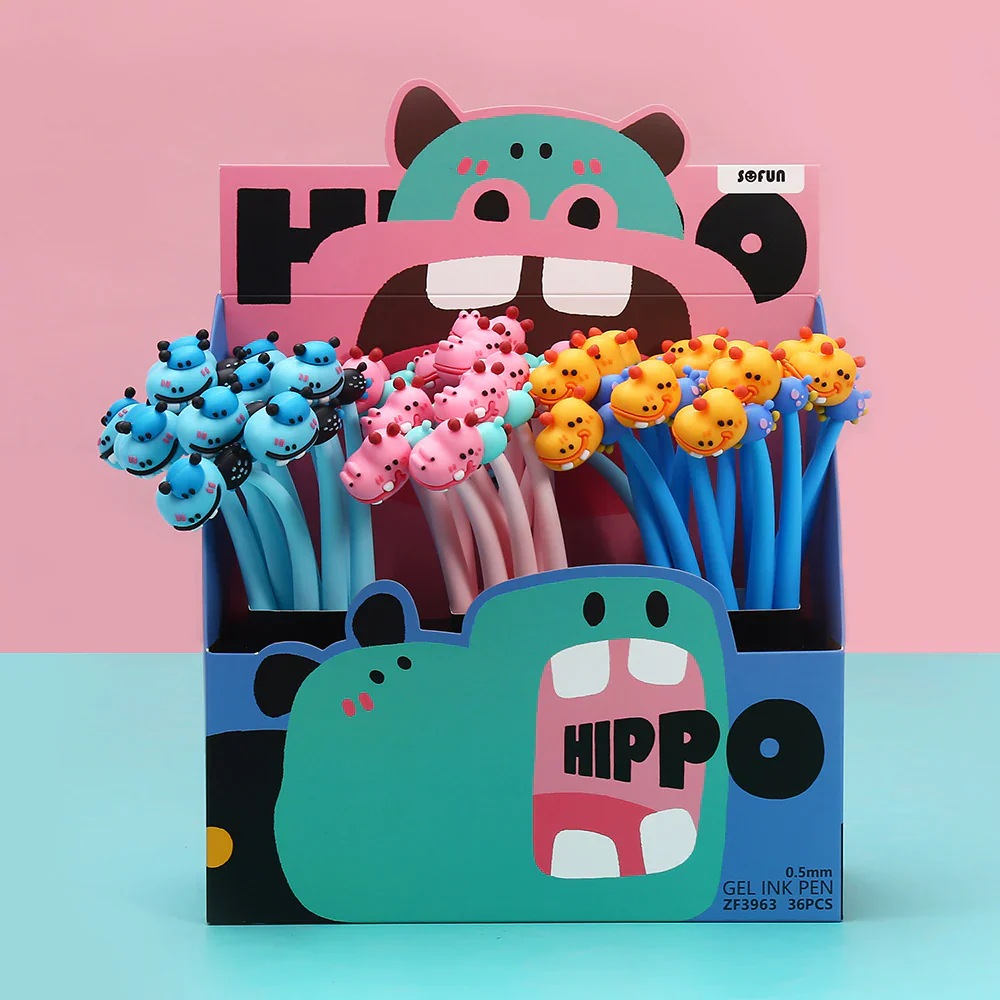 Hippo Wiggle Gel Pen