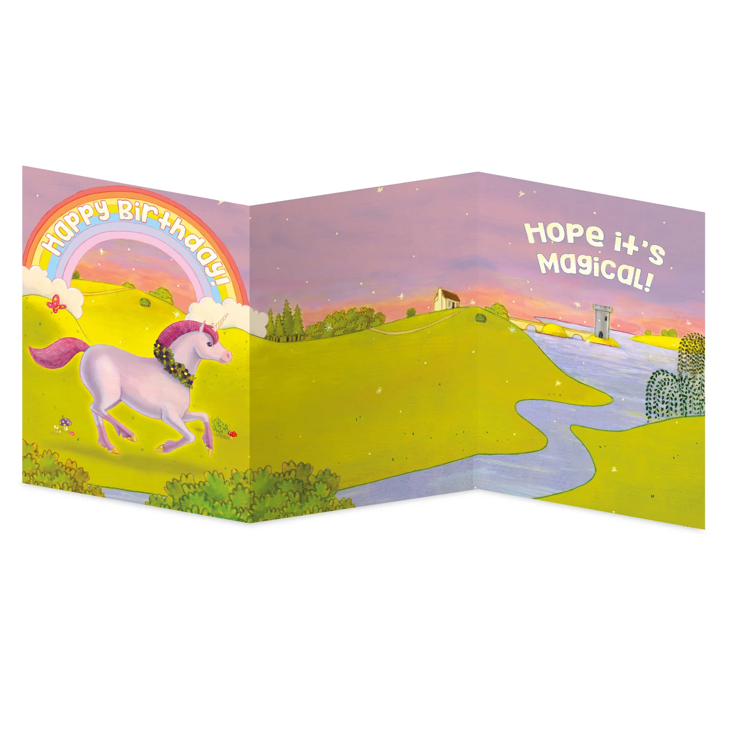 Hope It's Magical Unicorn Sticker Card - Image 3