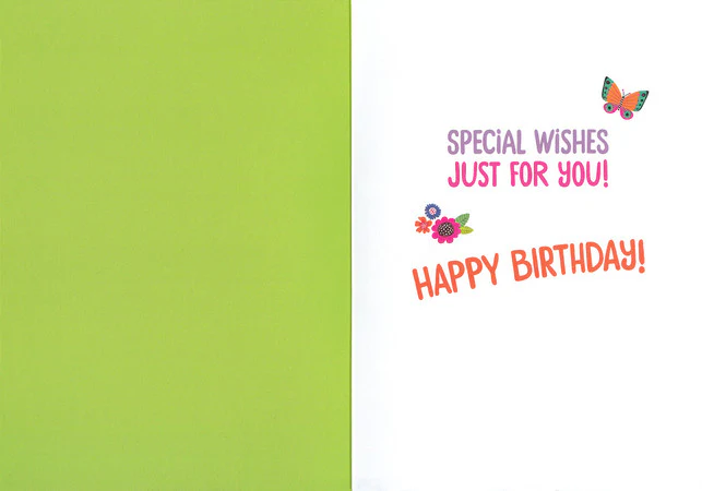 Horse & Butterfly Foil Card - Image 2